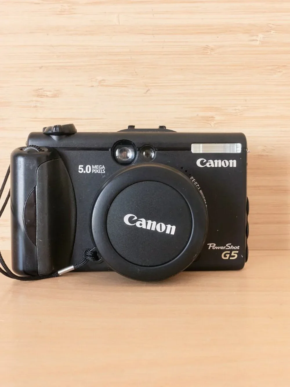 Canon PowerShot G5 Digital Camera Black 5.0MP 4x Optical Zoom Tested - Picture 3 of 12